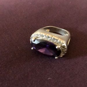 Purple stone ring